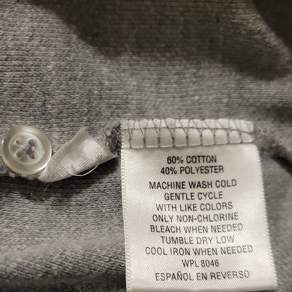 Men's Club Room Short Sleeve Gray Polo Shirt Size M - Picture 11 of 13